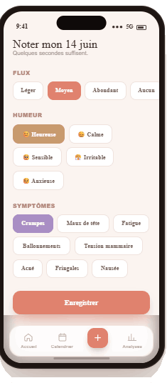 Écran log